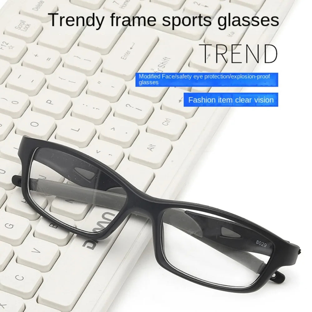 Men Women Reading Glasses 2024 New Glasses Frame Women No Makeup Fashion Anti-blue Glasses Men Contrasting Decorative Glasses